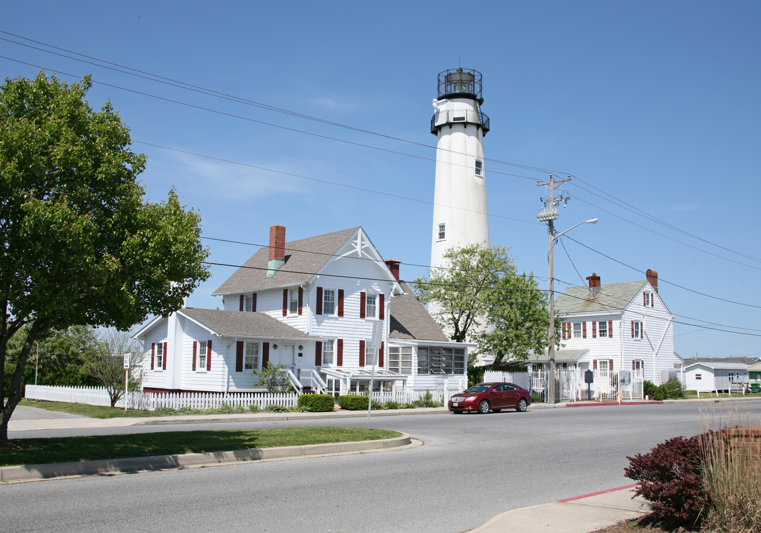 Fenwick Island lighthouse in the Delaware coastal town